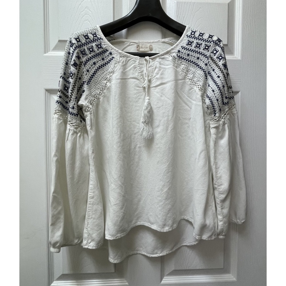 Altered state women's Embroidered Peasant /Boho top size SM